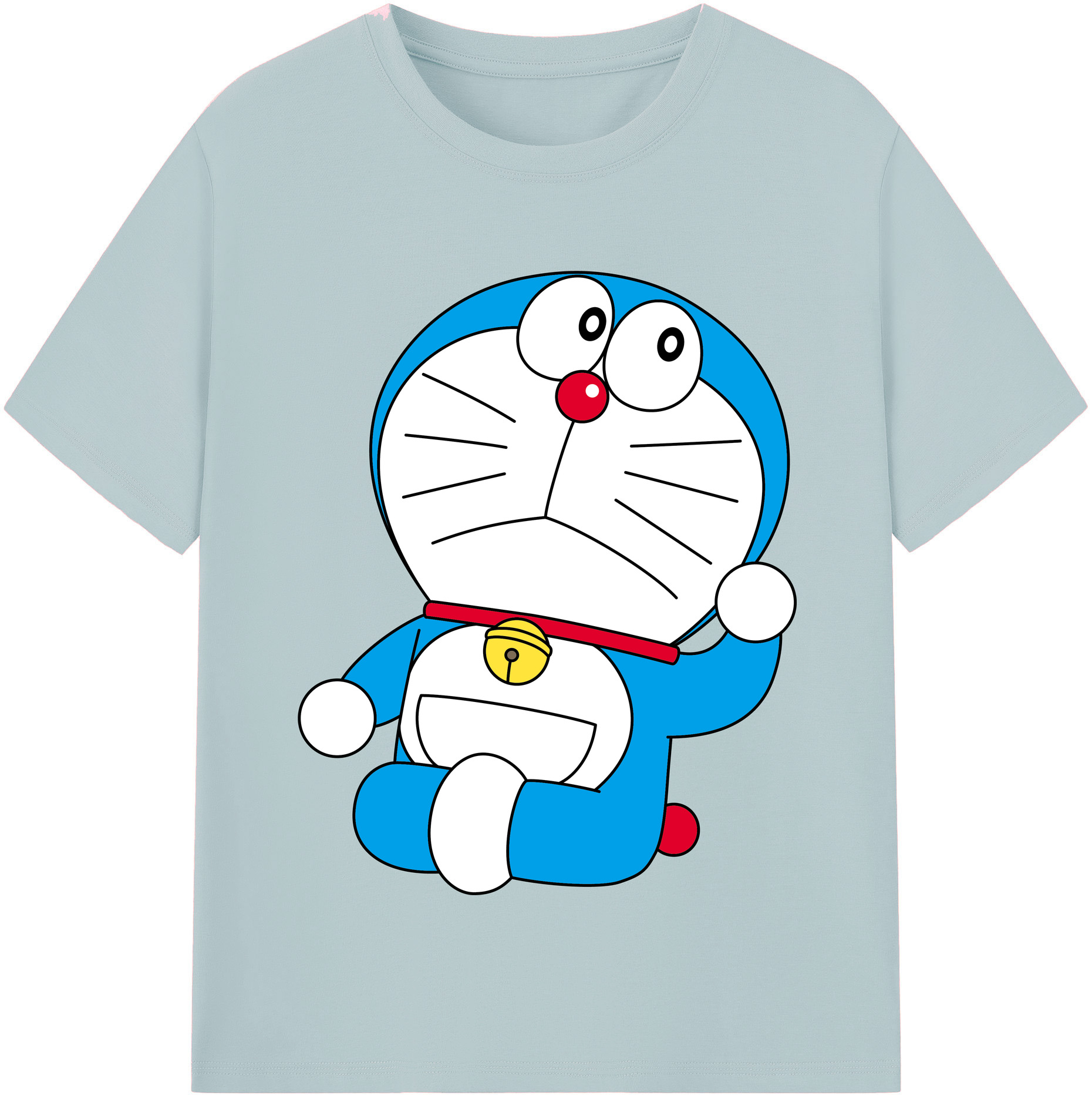 （画像用） ドラえもん Doraemon 綿100％半袖Tシャツ（フロントプリント）